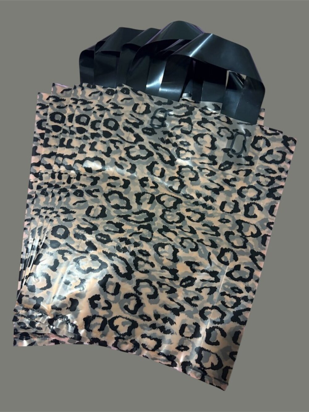 GIFT BAGS LEOPARD DESIGN - GET 6 - 10 X 12